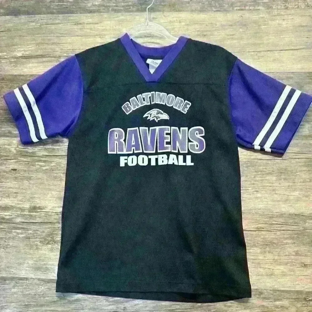 NFL Team Apparel Baltimore Ravens Kids Jersey size XL 14-16